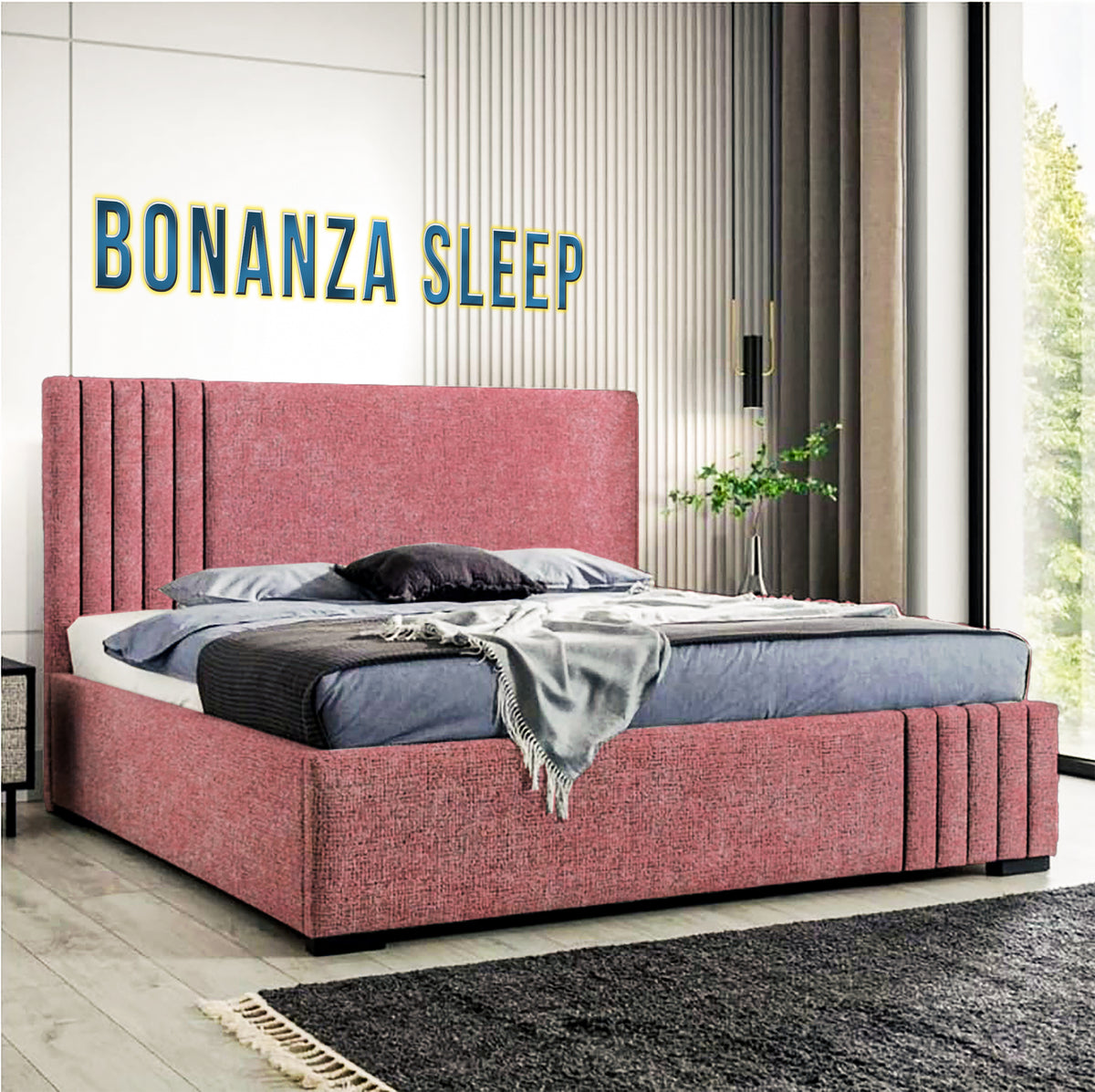 Mona Lisa bed with optional storage