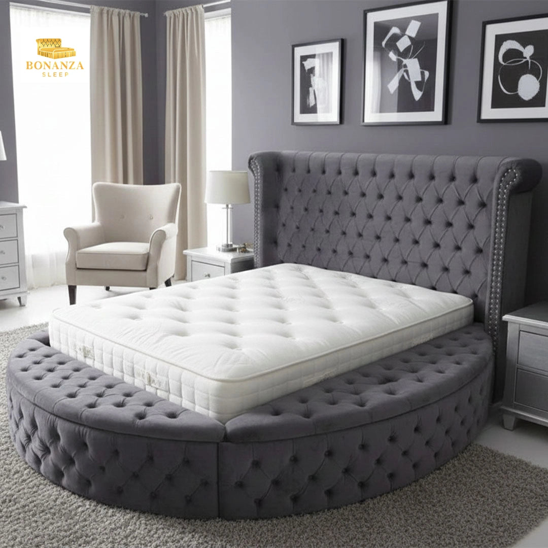 Empress Round Bed Frame | Save Up to 50% This Season – Bonanza Sleep