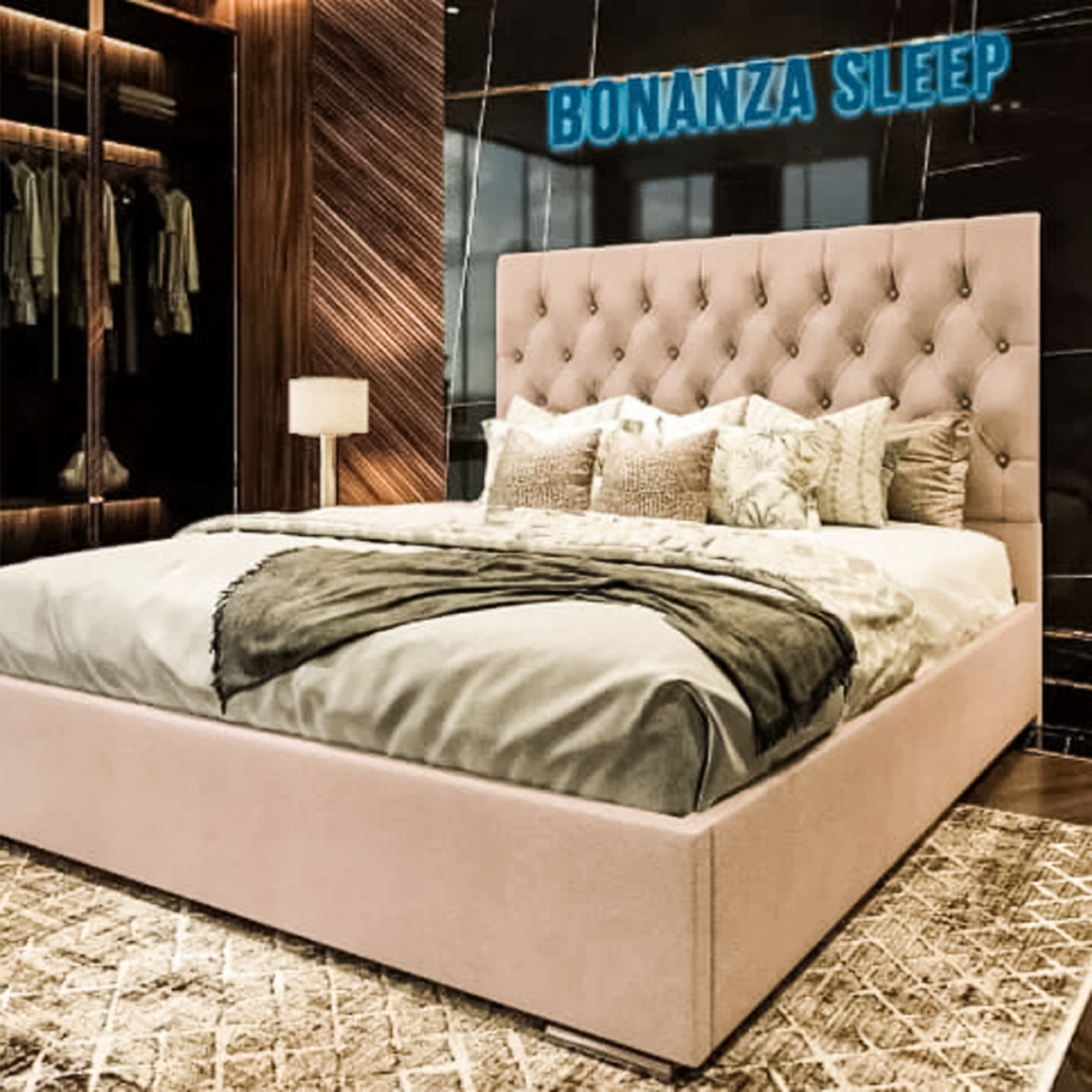 Milan Luxurious Wing Bed Frame West Bromwich