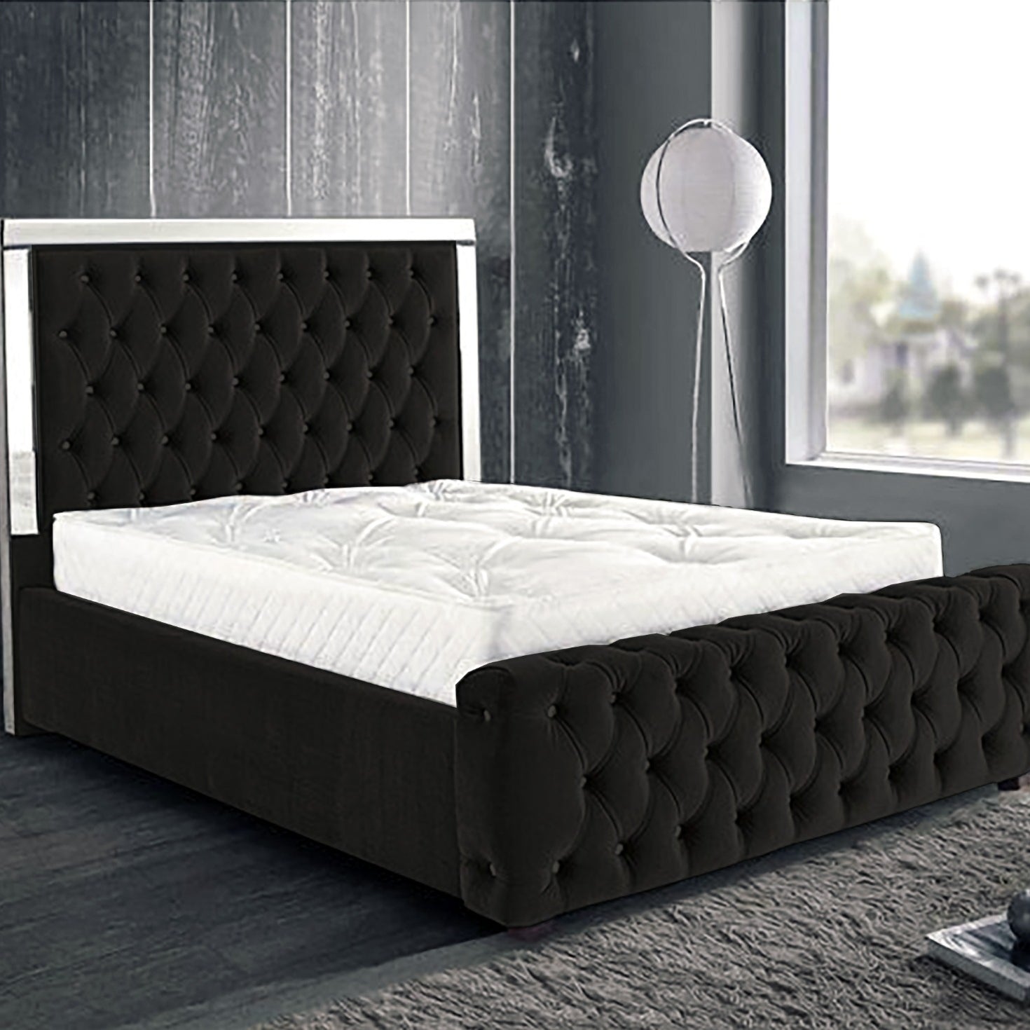 chesterfield mirror bed