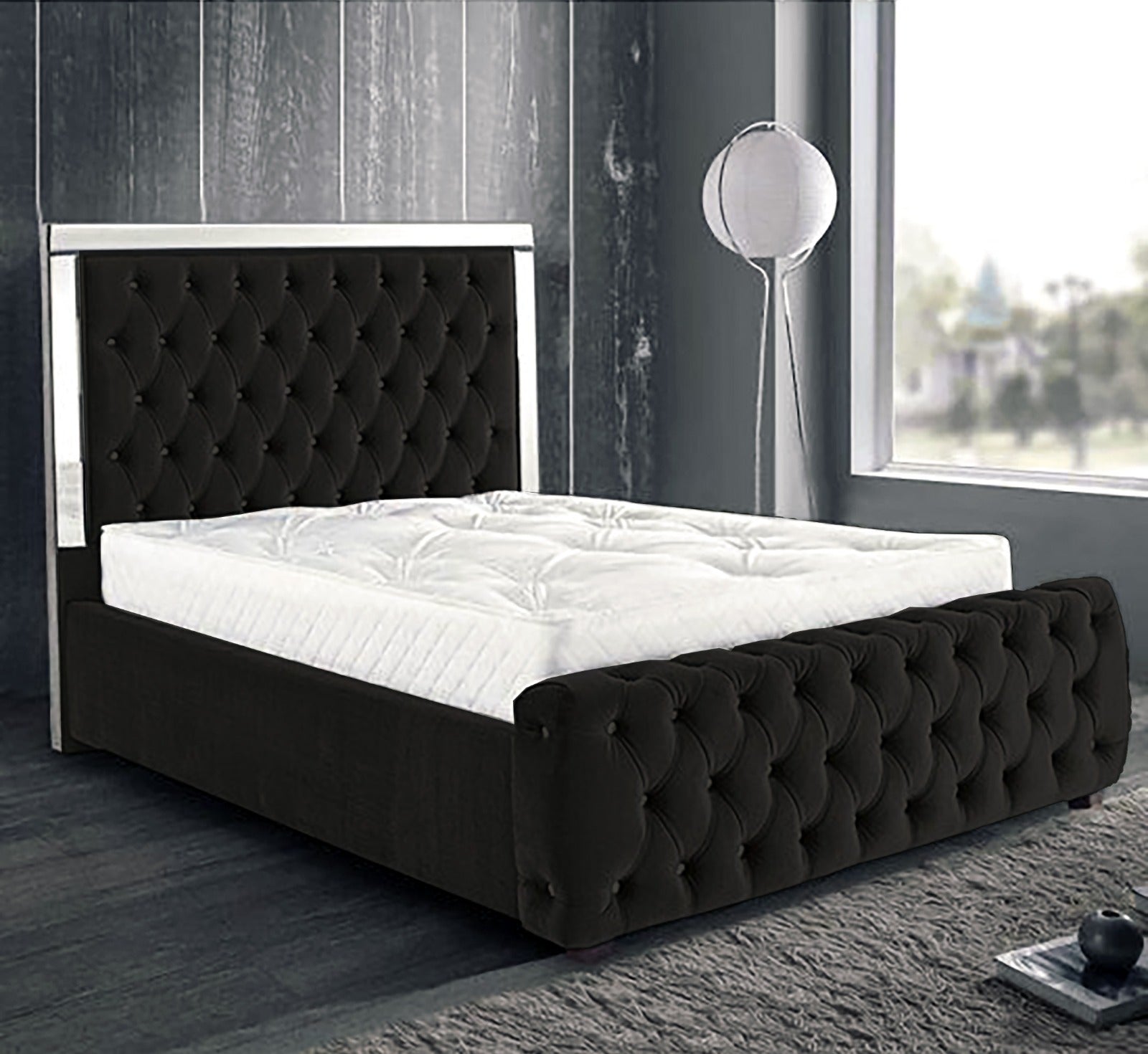 chesterfield mirror bed