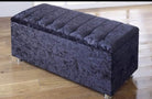 Black Storage Ottoman Box