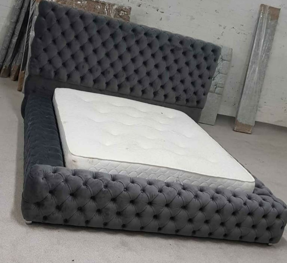 Grey ambassador bed frame