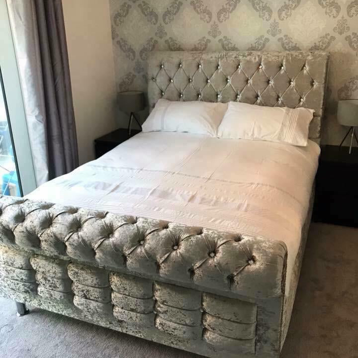 Sleigh Bed From £329.99 - Sleigh Bed frame