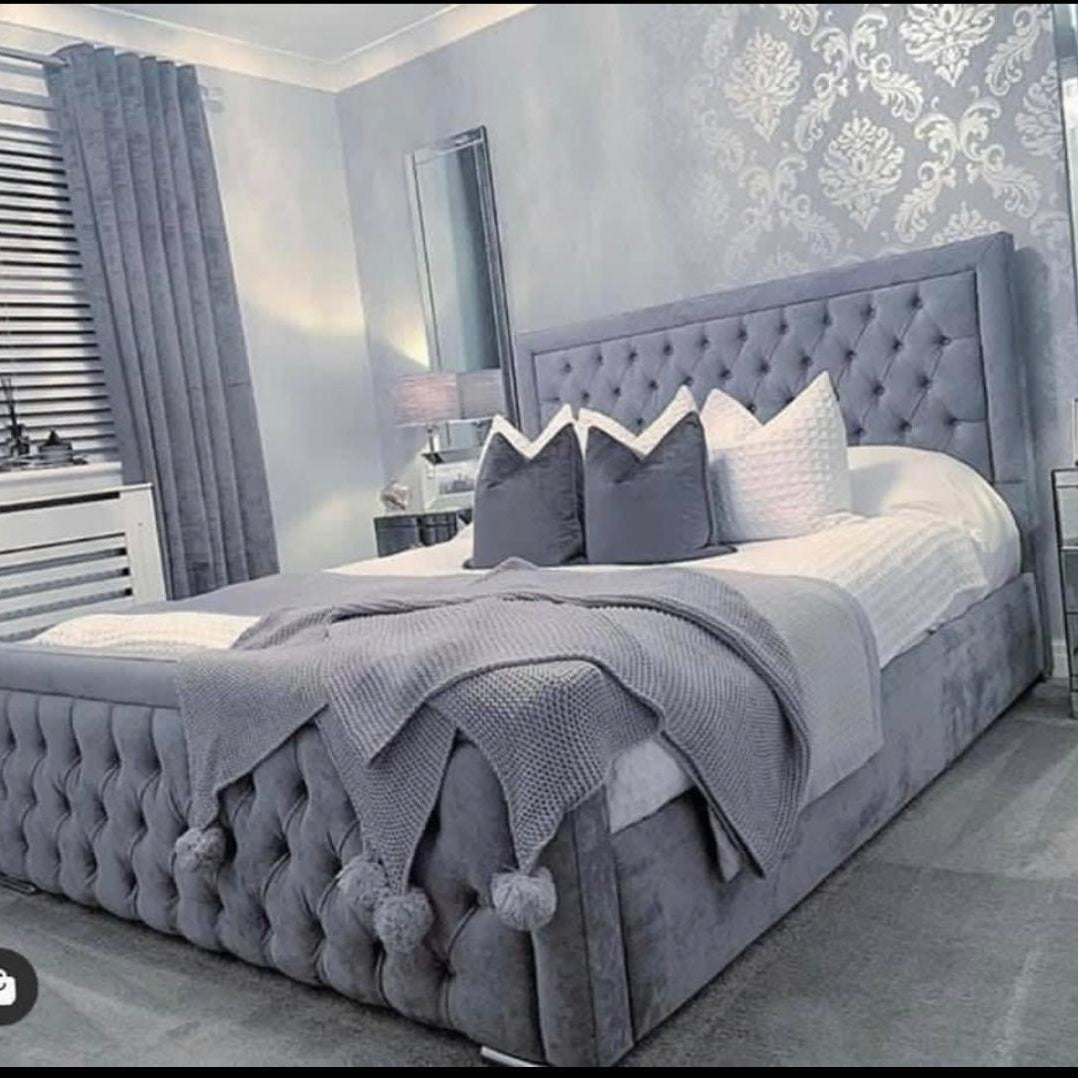 Chesterfield Buttoned Bed Frame