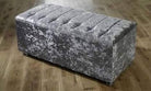 Silver Colored Ottoman Storage Box