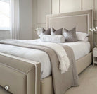 Plain Strip Bed - Divan bed with storage