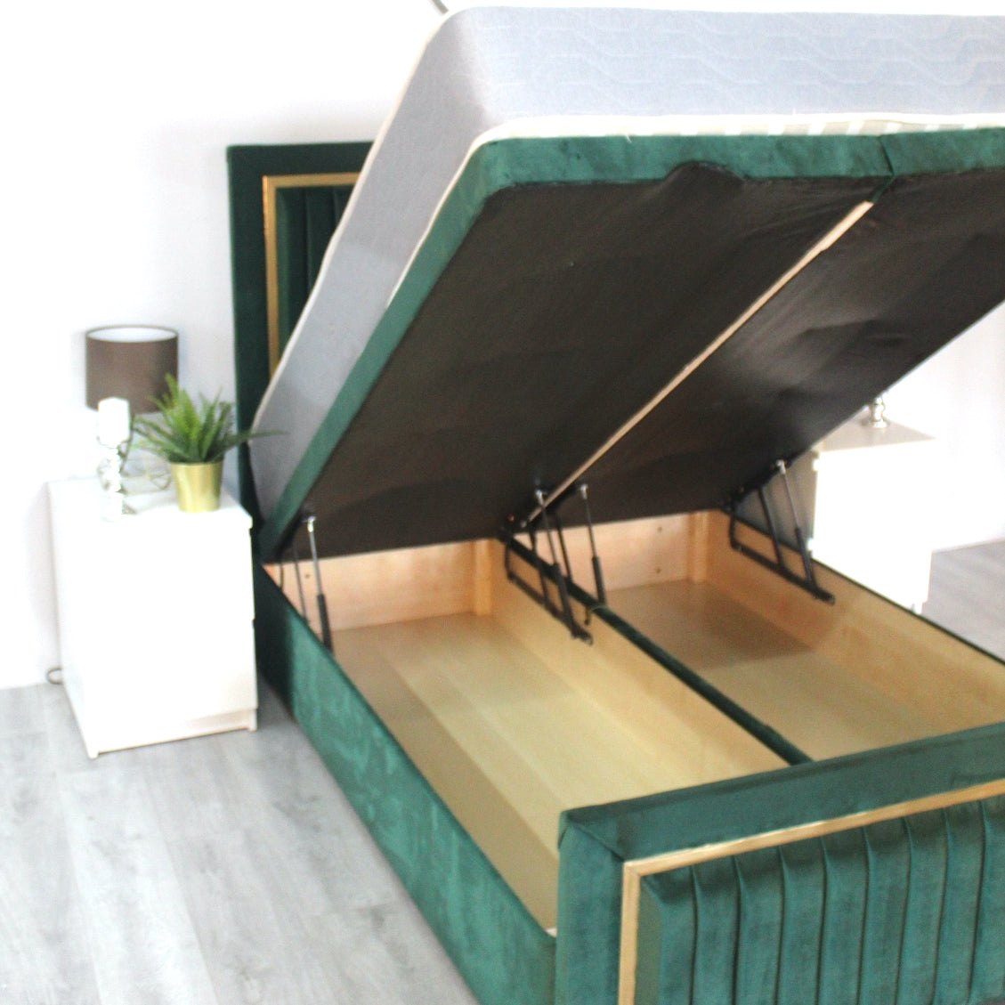 Green Ottoman Bed