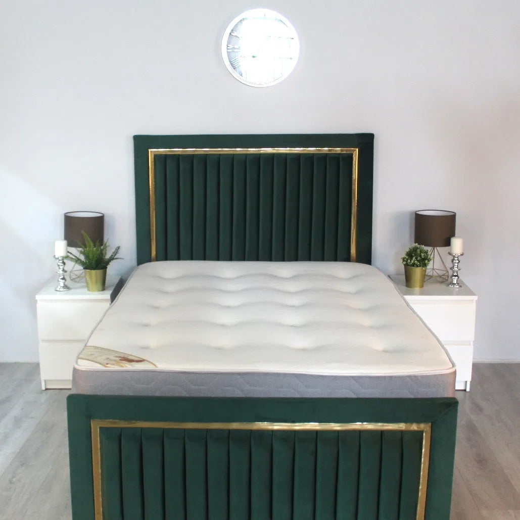 Green Chesterfield Bed