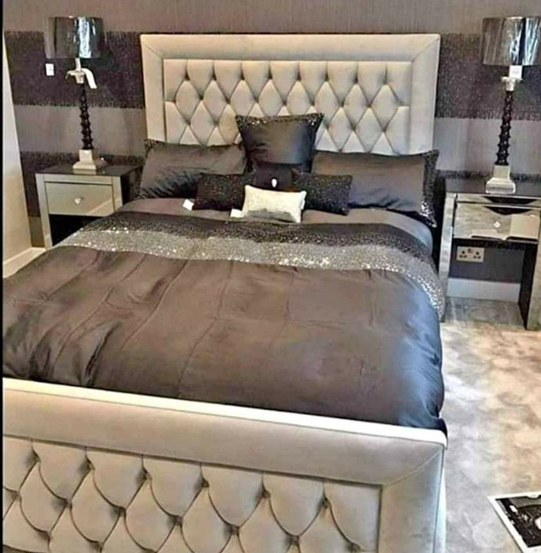 Chesterfield Buttoned Bed Frame
