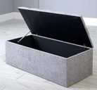 Gas Lift Cube Storage Ottoman Box