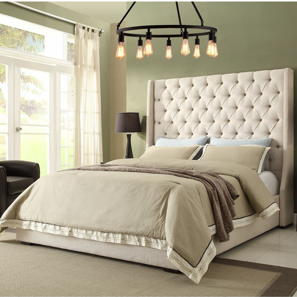 Wingback Button Bed Frame Under £350.00