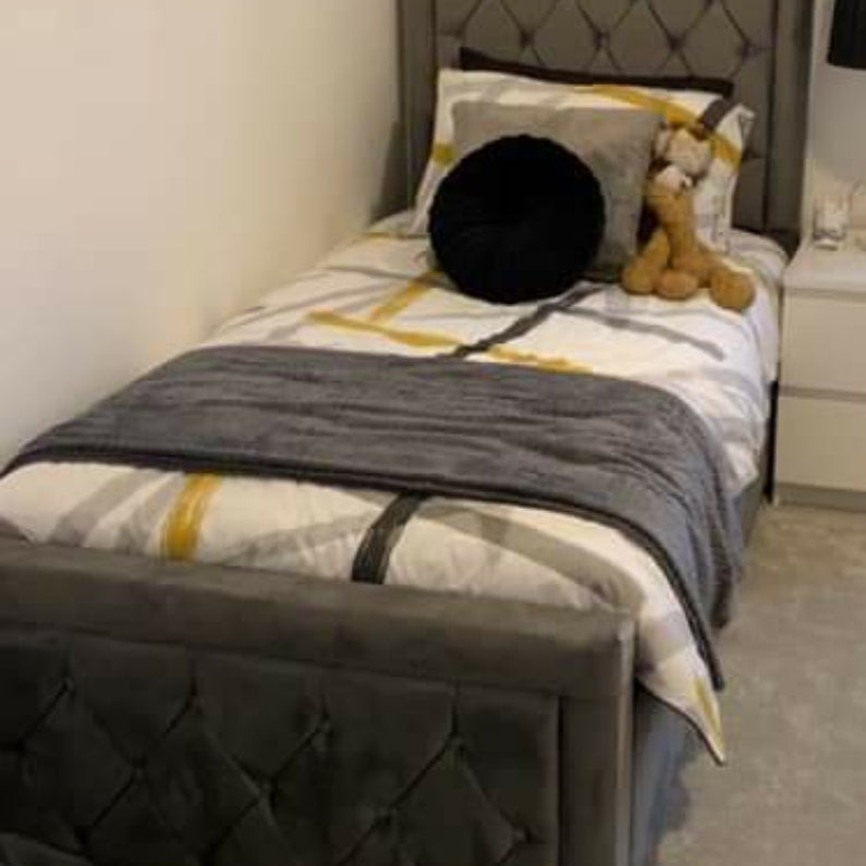 Single Chesterfield Bed Frame