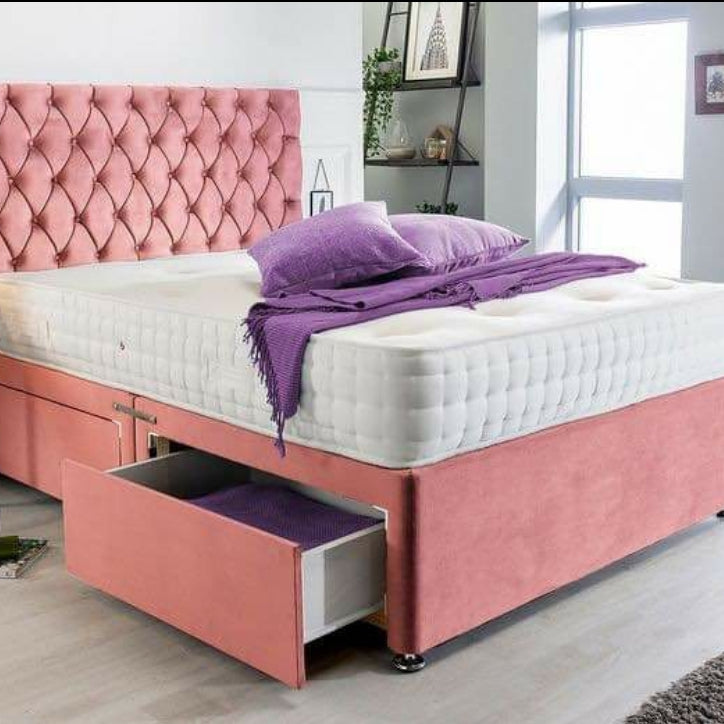 Pink Divan Bed