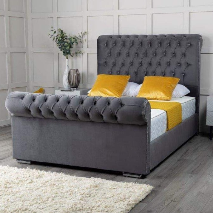 Libba Sleigh Chesterfield Bed From £329.99