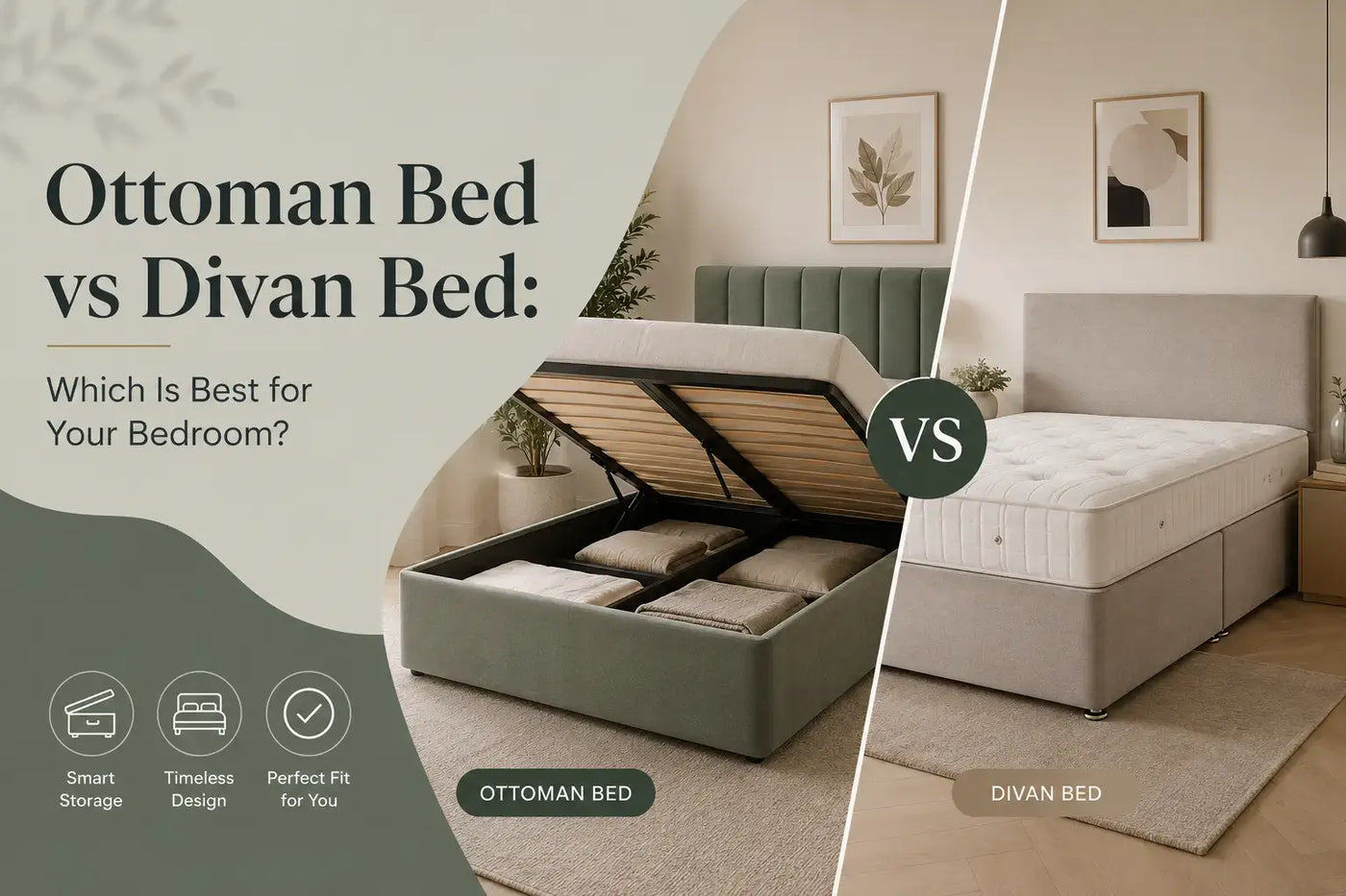 Ottoman Bed vs Divan Bed: Which Is Best for Your Bedroom?
