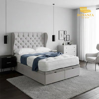 Oslo Wingback Ottoman Divan Bed