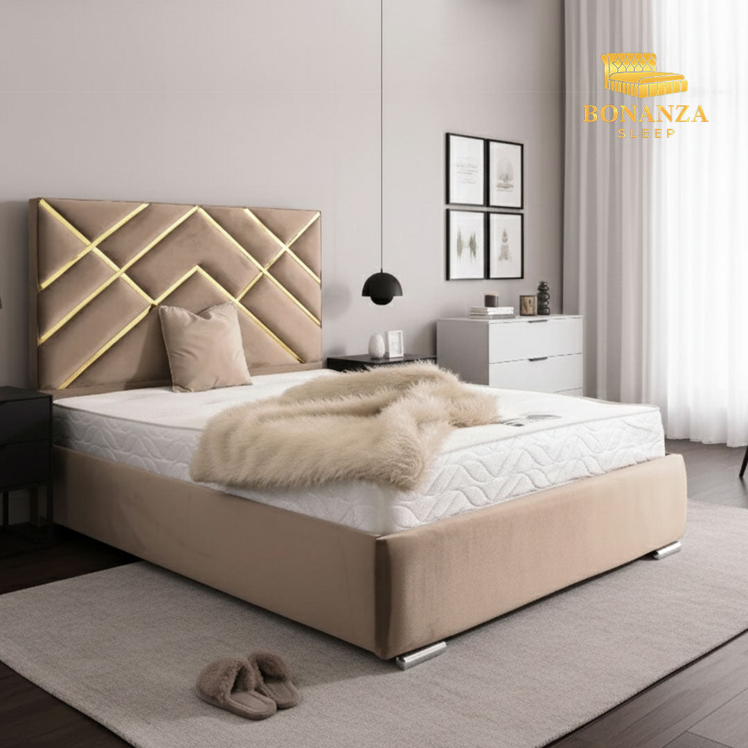 Sarrai Mirror Lines Bed