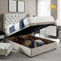 Oslo Wingback Ottoman Divan Bed