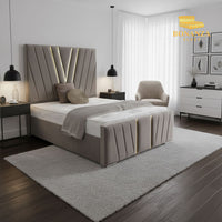 Designer Luxury V Lines Bed Frame