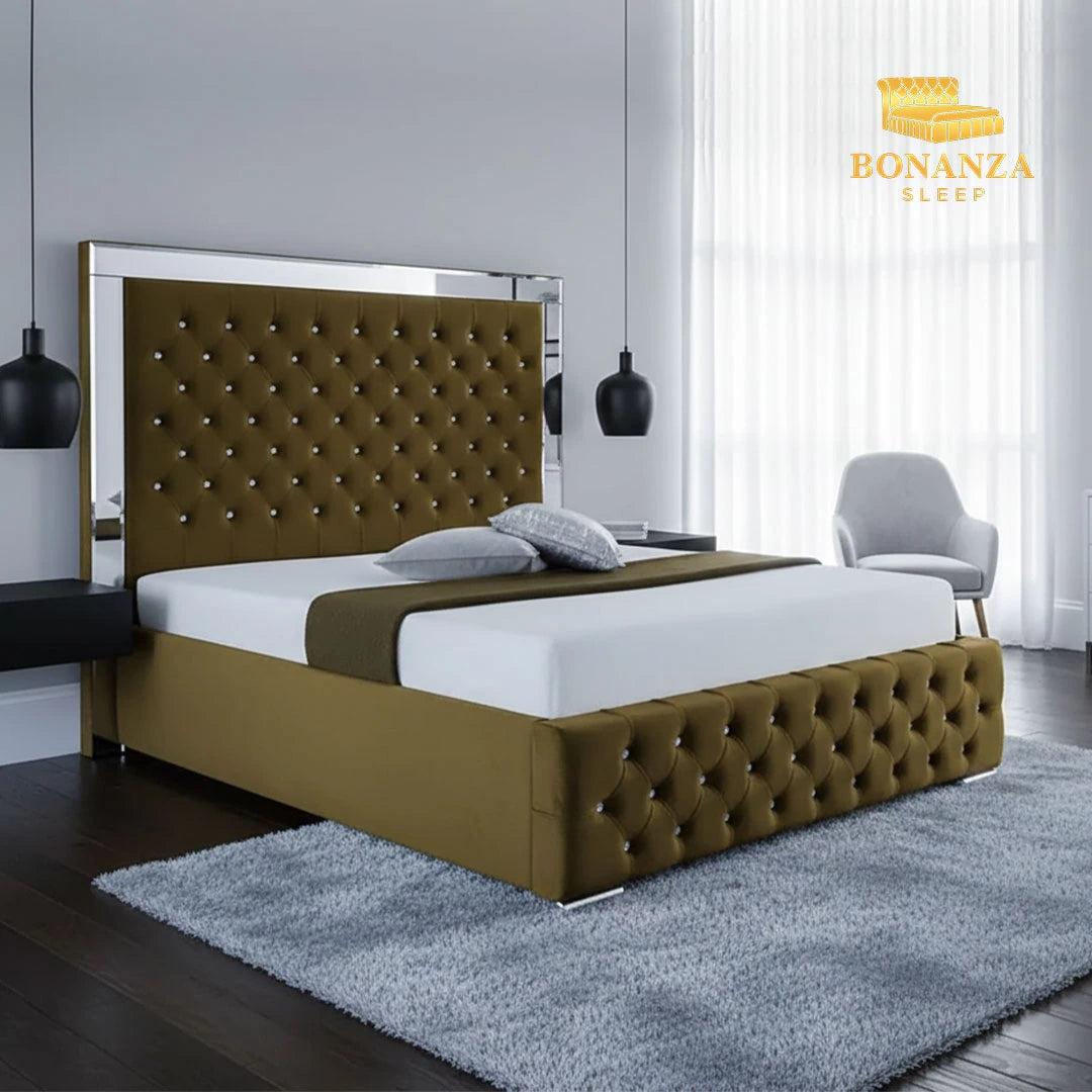 Kristy Mirror Divan Ottoman Bed