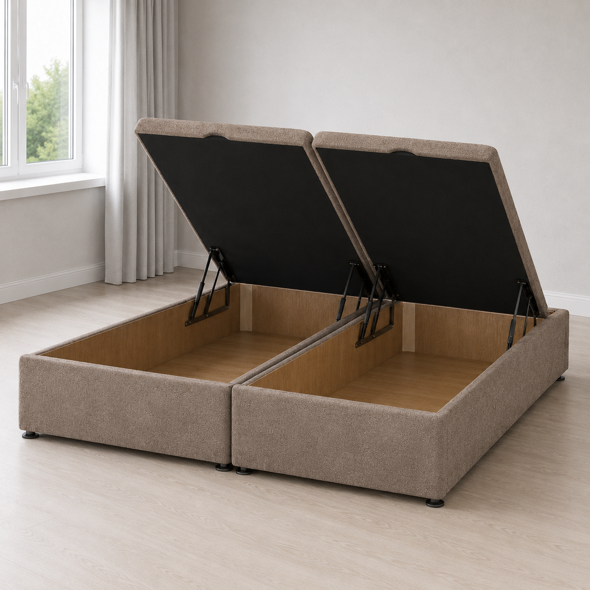Ottoman Storage Divan Bed Base - End Lift