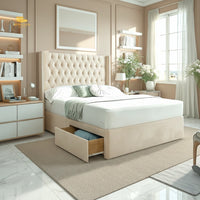 Costa Wingback Divan Bed