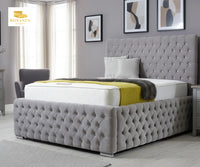 Maya Luxury Chesterfield Button Bed Frame