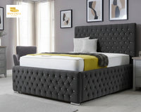 Maya Luxury Chesterfield Button Bed Frame
