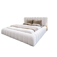 Cream Double Bed Frame