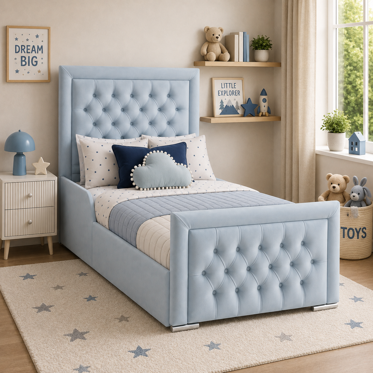 Estella Chesterfield Kids Bed