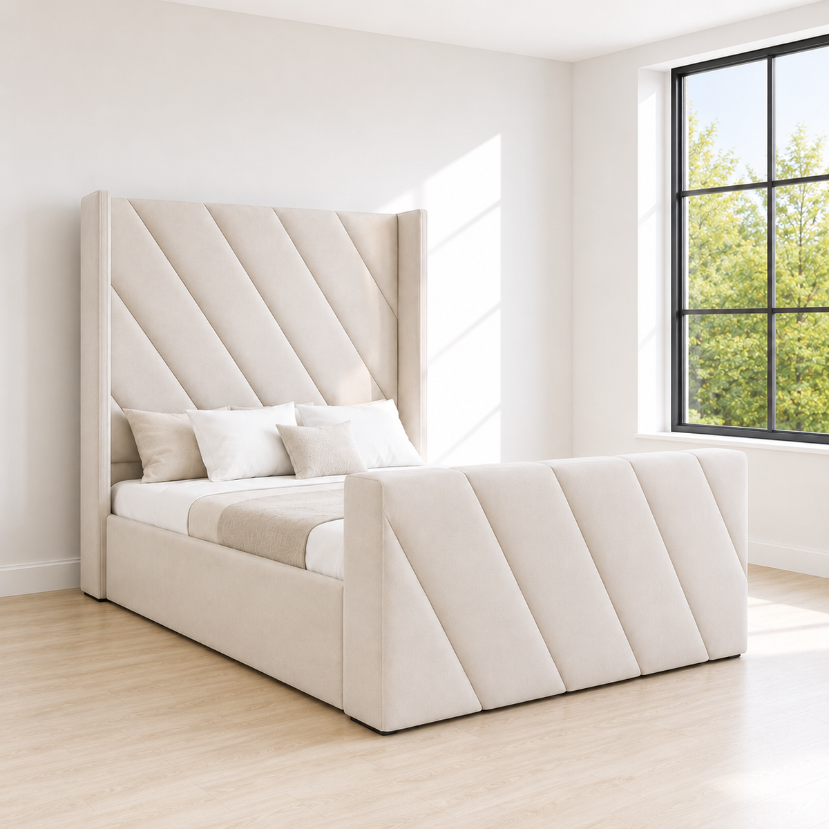 Everleigh Wingback TV Bed