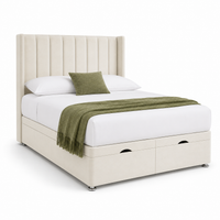 Rome Wingback Ottoman Divan Bed