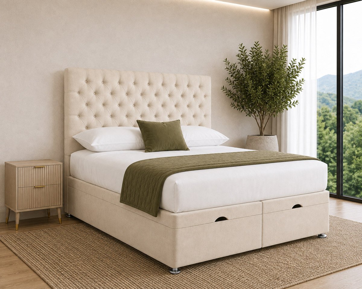 Ruby Luxury Ottoman Divan Bed