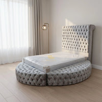 Ayla Ambassador Round Bed Frame | Optional Storage Available