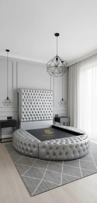 Ayla Ambassador Round Bed Frame | Optional Storage Available