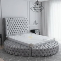 Ayla Ambassador Round Bed Frame | Optional Storage Available