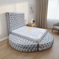 Ayla Ambassador Round Bed Frame | Optional Storage Available