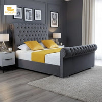 Libba Sleigh Chesterfield Bed