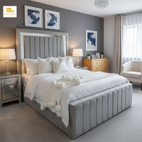 London Mirror Panelled Bed Frame