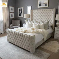 Liaba Wingback Bed Frame