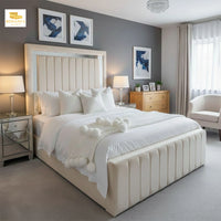 London Mirror Panelled Bed Frame