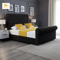 Libba Sleigh Chesterfield Bed