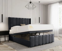 Cleo Wingback Ottoman Divan Bed
