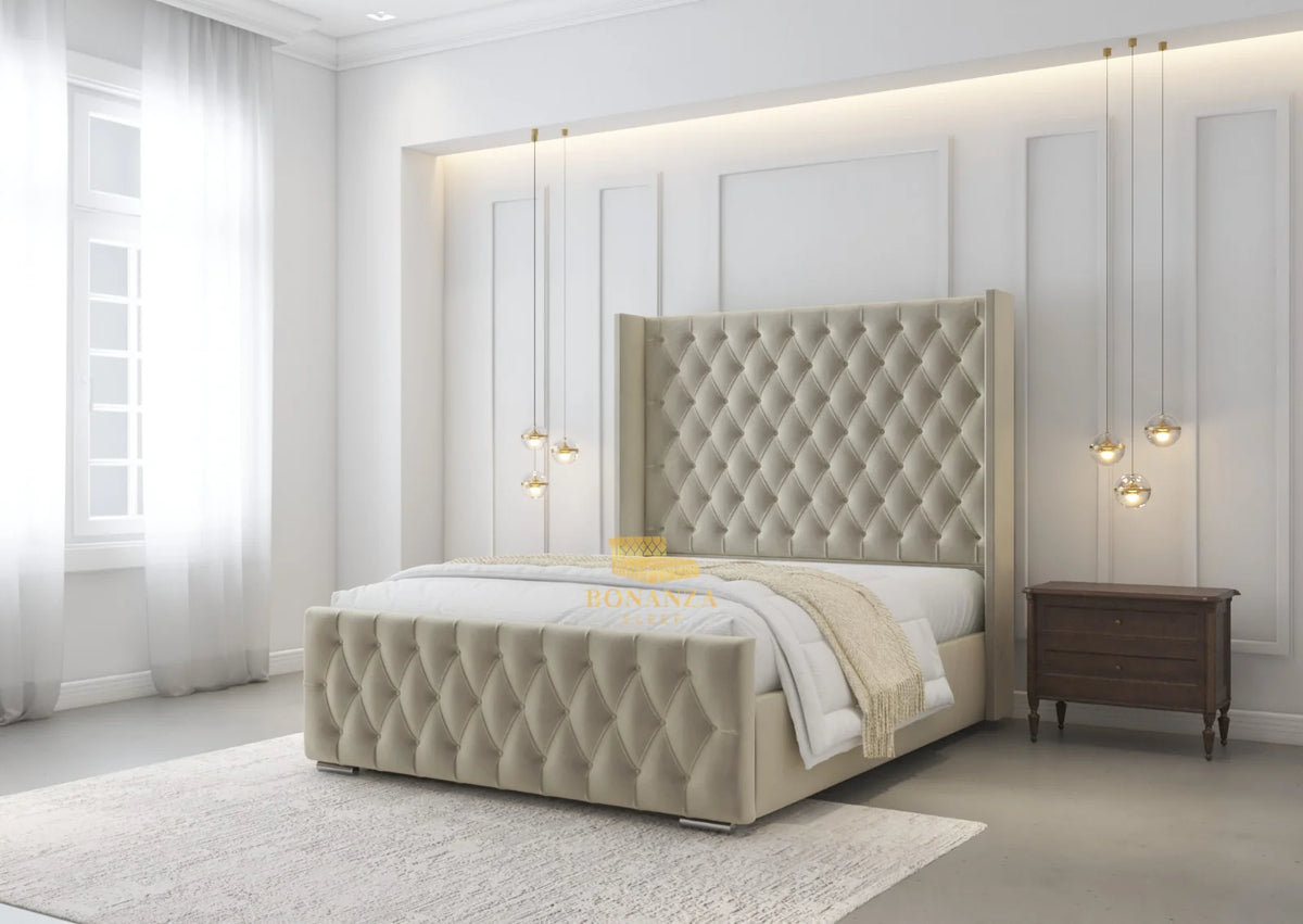 Jane Wingback Bed Frame