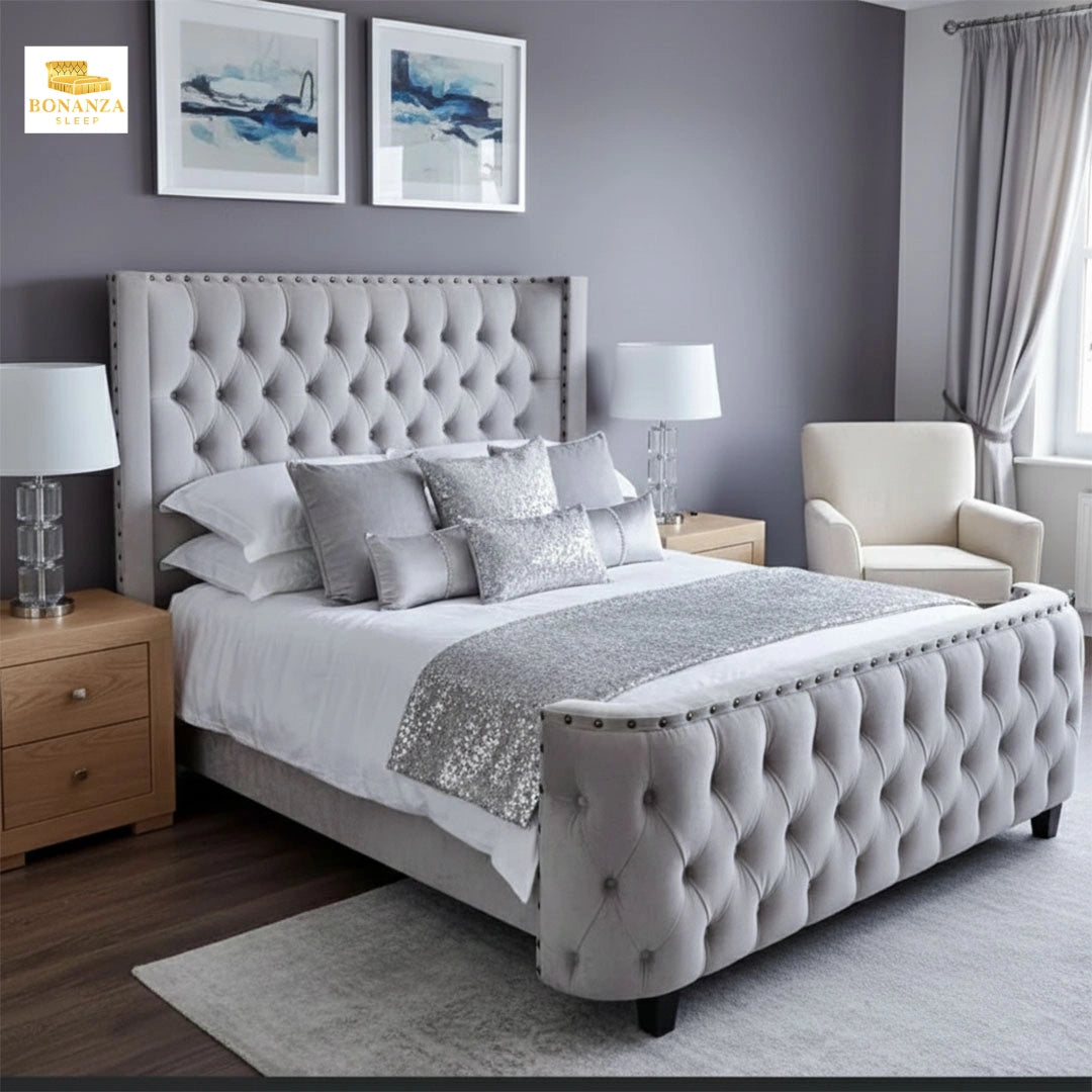 Liaba Wingback Bed Frame