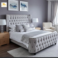 Liaba Wingback Bed Frame