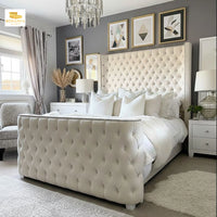 Liaba Wingback Bed Frame