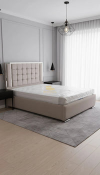 Ariana Cubed Shaped Bed Frame | Optional Storage Available