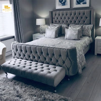 Liaba Wingback Bed Frame